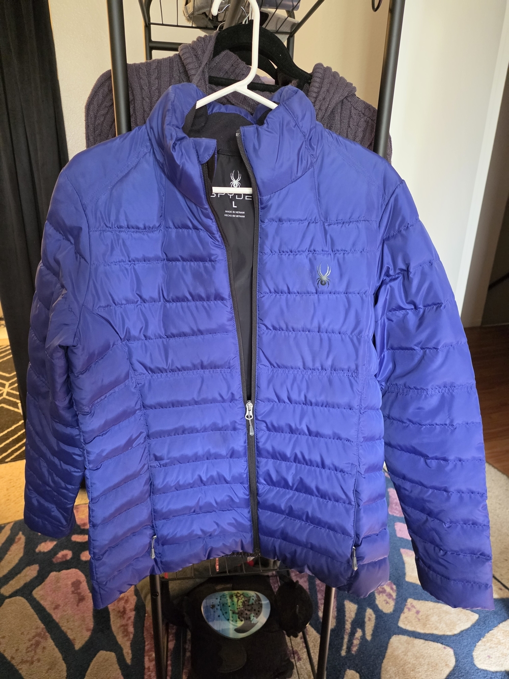 Spyder Women's Lightweight Puffer Jacket - Blue